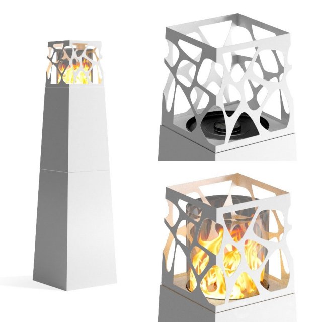 planika pyramid fireplace Modèle 3D .c4d .max .obj .3ds .fbx .stl .blend 