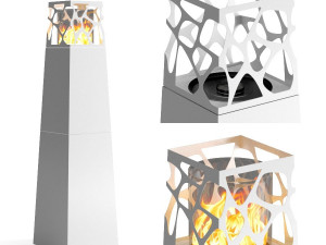 planika pyramid fireplace 3D Model