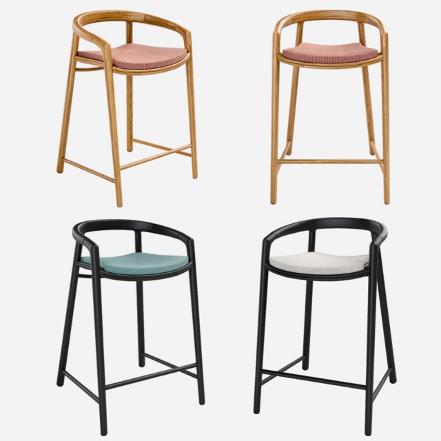 manutti - solid barstool 3D Model .c4d .max .obj .3ds .fbx .stl .blend 
