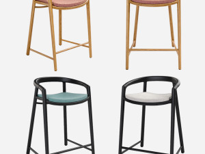 manutti - solid barstool Model 3D