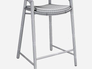 manutti - solid barstool 3D Model