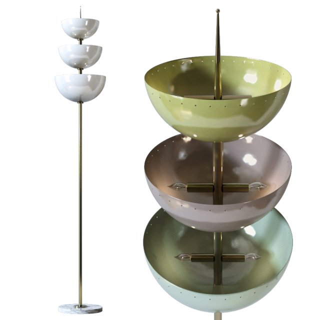 jonathan adler - lisbon torchire in 2 colors 3D 模型 .c4d .max .obj .3ds .fbx .stl .blend 