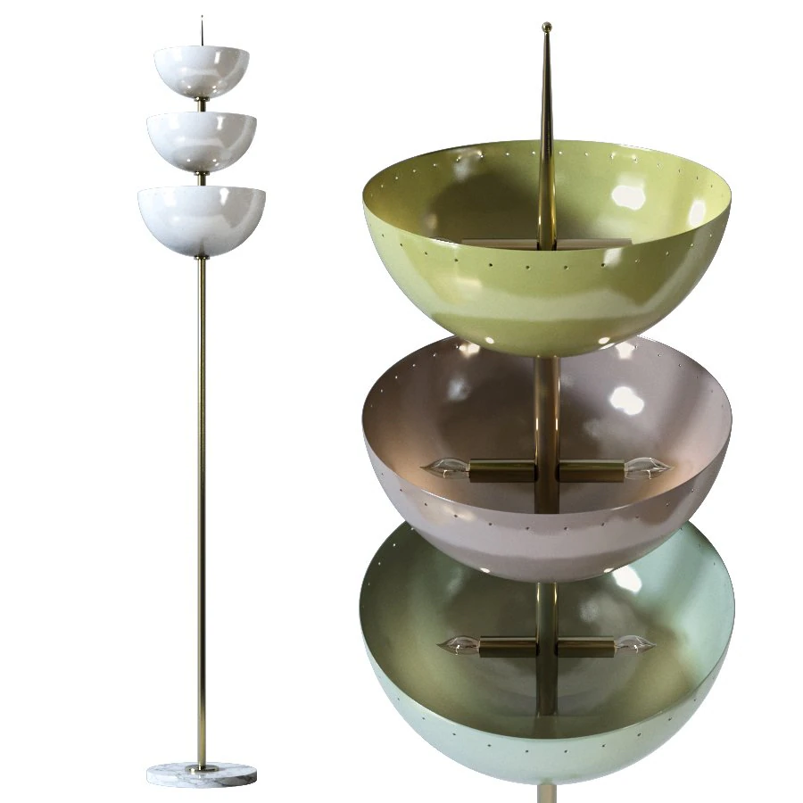 jonathan adler - lisbon torchire in 2 colors 3D Model .c4d .max .obj .3ds .fbx .stl .blend 