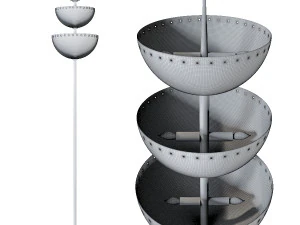 jonathan adler - lisbon torchire in 2 colors 3D Model