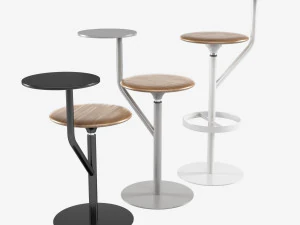 lapalma - banco aaron com tampo girat&oacute;rio es436 es440 es444 Modelo 3D