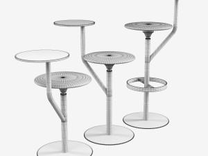 lapalma - aaron stool with swivel table top es436 es440 es444 3D Model