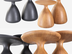 manutti - tsuki sidetable 3D Model