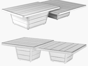 manutti - cobi coffee table 3D Model