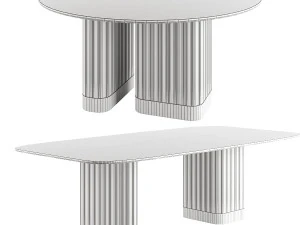 arflex - dorico table set 3D Model