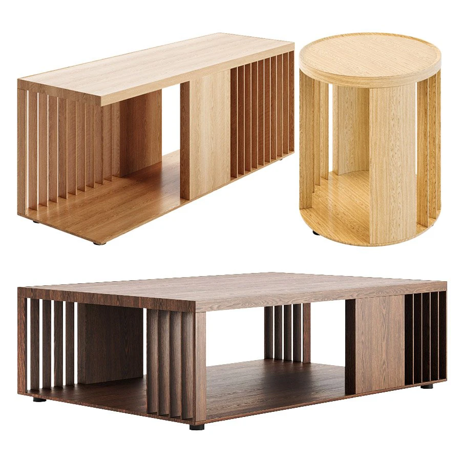 arflex - castello table set in 5 colors 3D Model .c4d .max .obj .3ds .fbx .stl .blend