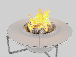 talenti - domino round coffee table in 2 colors 3D Model