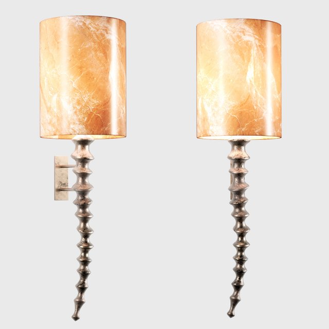ironies - chakra wall sconce 3D Model .c4d .max .obj .3ds .fbx .stl .blend 