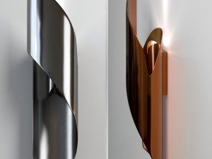 izis small sconce in 2 colors Model 3D