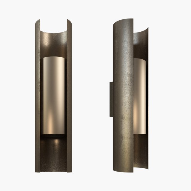 nyx sconce in patinated brass 3D Model .c4d .max .obj .3ds .fbx .stl .blend 