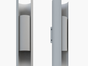 nyx sconce in patinated brass 3D Model