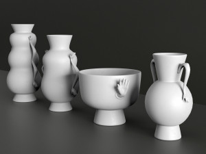 jonathan adler - eve vase set Model 3D
