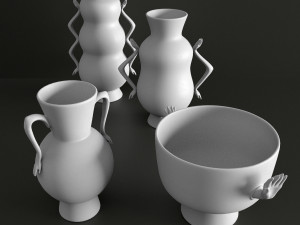 jonathan adler - eve vase set Model 3D
