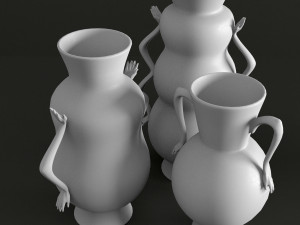 jonathan adler - eve vase set Model 3D
