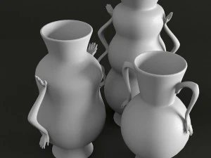 jonathan adler - conjunto de vaso de v&eacute;spera Modelo 3D
