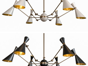 julian chichester - bacco chandelier Modelo 3D