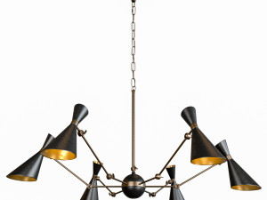 julian chichester - bacco chandelier 3D 模型