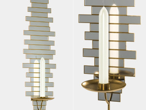grayson candle sconce 3D Model