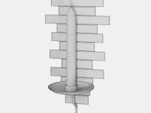 grayson candle sconce 3D Model