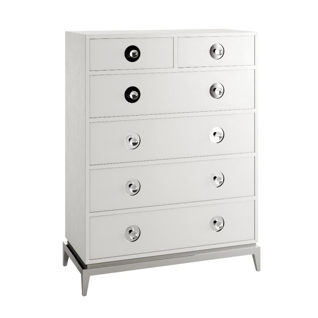 jonathan adler - channing six-drawer chest 3D 模型 .c4d .max .obj .3ds .fbx .stl .blend