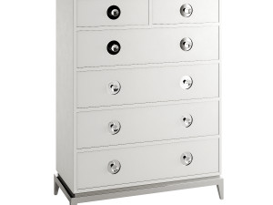 jonathan adler - channing six-drawer chest 3D Model