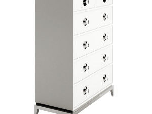 jonathan adler - channing six-drawer chest 3Dモデル