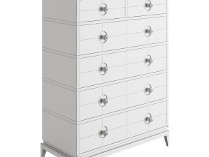 jonathan adler - channing six-drawer chest 3Dモデル