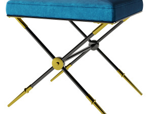 jonathan adler - rider x-bench in 3 colors 3D 모델