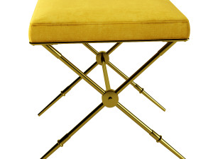 jonathan adler - rider x-bench in 3 colors 3D 모델