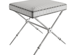 jonathan adler - rider x-bench in 3 colors 3D 모델