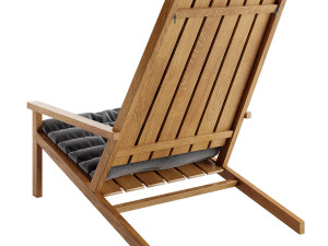skagerak - between lines deck chair with cushion 3D 模型
