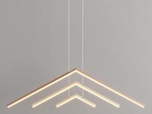 studio endo - alpine apc60 chandelier in 6 colors 3D Модель