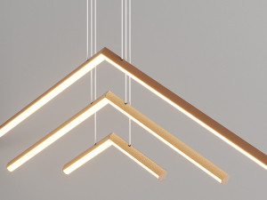 studio endo - alpine apc60 chandelier in 6 colors 3D Модель