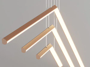 studio endo - alpine apc60 chandelier in 6 colors 3D Model