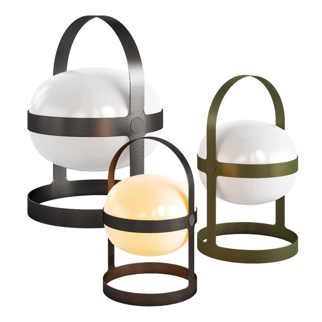 rosendahl - solar lamp set 3D Model .c4d .max .obj .3ds .fbx .stl .blend 