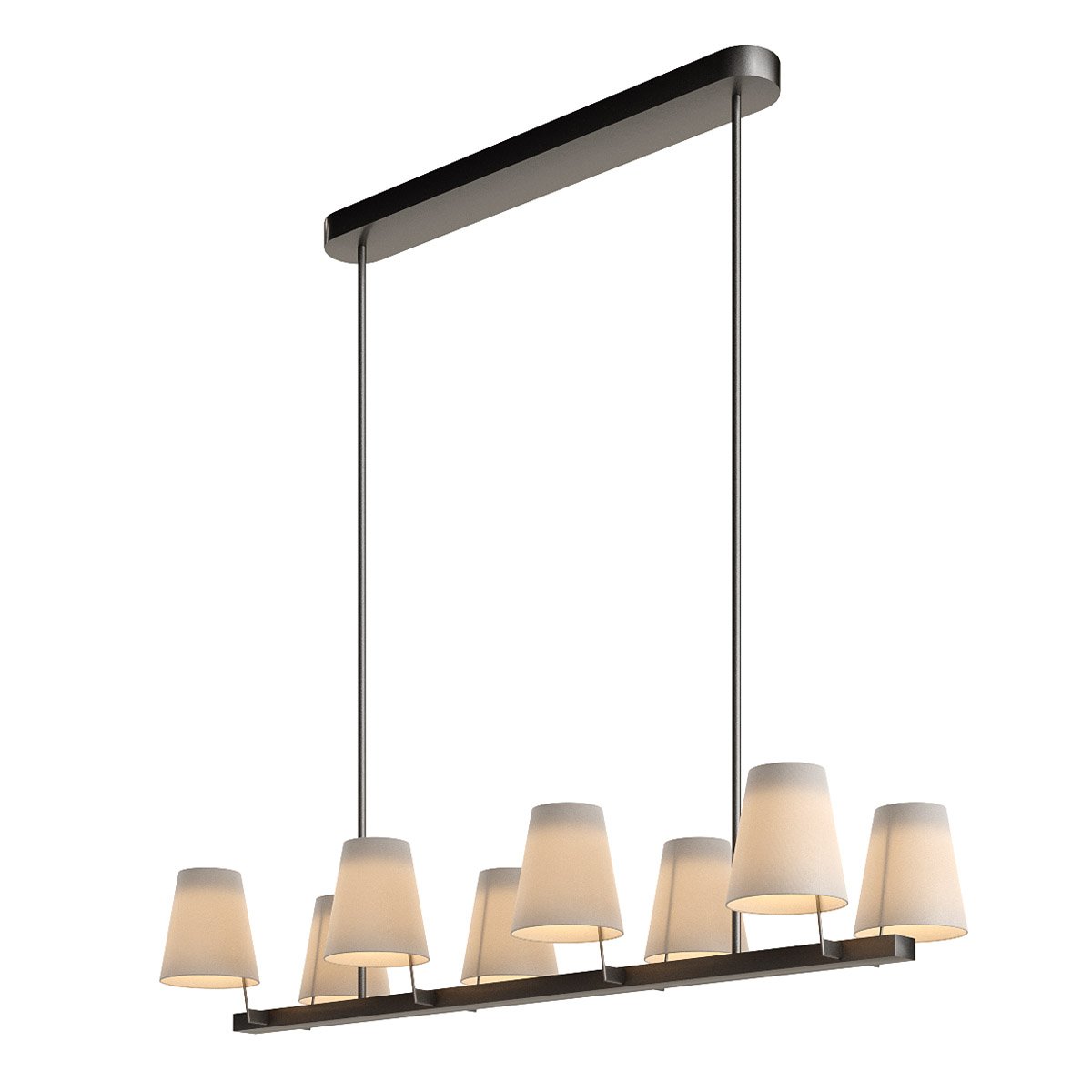 jonathan browning corniche linear chandelier 3D in