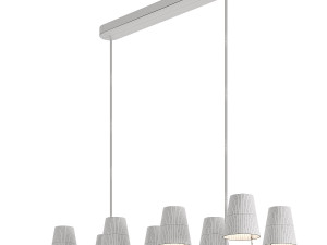 jonathan browning - corniche linear chandelier 3D Model