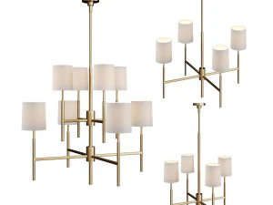 视觉舒适度 - Clarion 枝形吊灯套装 3D 模型