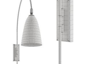 porta romana - kingsley wall light 3D Model