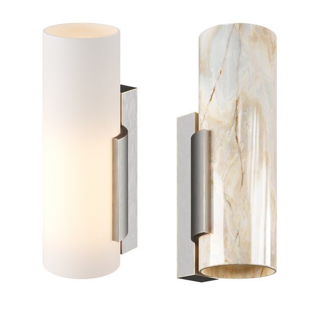 venicem - unique wall sconce in 2 shades Model 3D .c4d .max .obj .3ds .fbx .stl .blend 