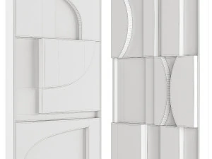 iolastudios - grafika reliefowa malowana gipsem 2 Model 3D