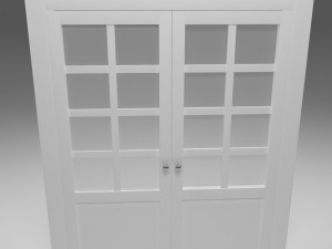 reliabilt white pivot door Modelo 3D