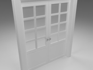 reliabilt white pivot door Modelo 3D