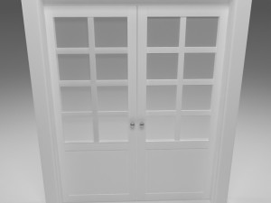 reliabilt white pivot door Modelo 3D