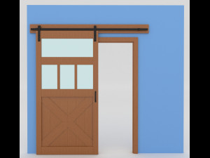 barn door 3D 모델