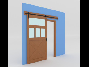 barn door 3D Модель